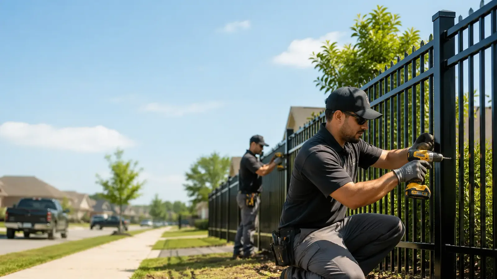 Metal Fence Installation in Santa Fe, MO